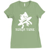 new ninja tune Ladies Fitted T-Shirt