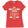 I Am An Aries Ladies Fitted T-Shirt