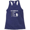 meow meaning Racerback Tank