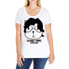 La Casa Cat Papel Ladies Curvy T-Shirt