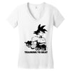 Goku Training T-Shirt Women's V-Neck T-Shirt