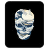the great wave off skull Mousepad
