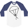 stick man skydiving 3/4 Sleeve Shirt