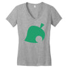 animal crossing tribute ladies Women's V-Neck T-Shirt
