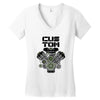 mechanic custom Women's V-Neck T-Shirt