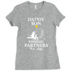 Daddy And Son Fishing Partners For Life Ladies Fitted T-Shirt