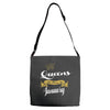queens are born in january Adjustable Strap Totes