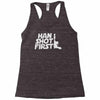 han shot first Racerback Tank