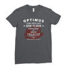 optimus trans Ladies Fitted T-Shirt