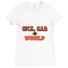 sick sad world Ladies Fitted T-Shirt