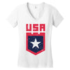 land of the free Women's V-Neck T-Shirt