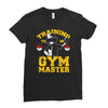 training to be gym master Ladies Fitted T-Shirt