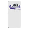 scotland born and raised retro white &amp; navy international country Samsung Galaxy S7
