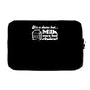 milk was a bad choice Laptop sleeve