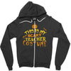scary teacher costume Zipper Hoodie