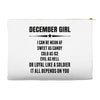 Super December Girl Accessory Pouches