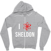 i heart sheldon Zipper Hoodie
