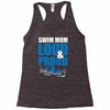 swim mom loud and proud sports athlete athletic Racerback Tank