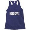 happy Racerback Tank