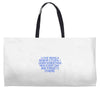 i love being a senior citizen Weekender Totes