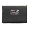 proud autism boyfriend Accessory Pouches