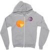 pluto hearts charon Zipper Hoodie