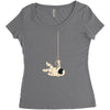 Astronaut Women's Triblend Scoop T-shirt