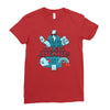 by the power of literature Ladies Fitted T-Shirt