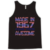 made in 1967 50 years of being awesome Tank Top