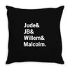 Jude JB Willem Malcolm Throw Pillow