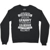 Super Cool Granny Of A Freaking Awesome Grandson Crewneck Sweatshirt