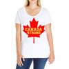 canada strong Ladies Curvy T-Shirt