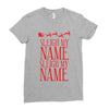 sleigh my name Ladies Fitted T-Shirt