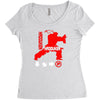 hadouken ryu Women's Triblend Scoop T-shirt