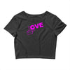 fuck love party Crop Top