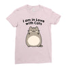 i am in love with cats Ladies Fitted T-Shirt
