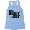 lets hug it out Racerback Tank