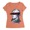 alexander hamilton rise up Women's Triblend Scoop T-shirt
