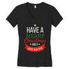 have a merry christmas and a happy new year Women's V-Neck T-Shirt