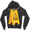 caution bananas Zipper Hoodie