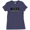 Wife.. Washing Ironing Fucking Etc Ladies Fitted T-Shirt