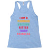 i am a mermaid unicorn kitten fairy princess Racerback Tank