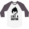 like a saiyan 3/4 Sleeve Shirt