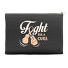 Fight For a Cure Uterine Cancer Awareness Accessory Pouches