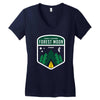 endor family camping Women's V-Neck T-Shirt