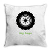 big men knows Throw Pillow