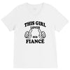 This Girl Loves Her Fiance V-Neck Tee