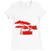 bonsai gardener Ladies Fitted T-Shirt