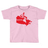 Canada Continent Roots Toddler T-shirt