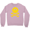 smiley pirate skull and crossbones Crewneck Sweatshirt